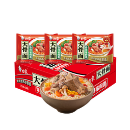 白象 大骨面方便面整箱 经典速食袋装方便面汤面 香辣猪骨面*24袋 