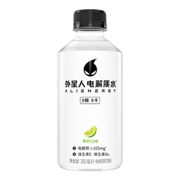 外星人电解质水300ml小瓶无糖MINI款便携 果味维生素饮料 300mL*6瓶青柠