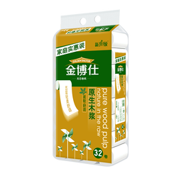 金博仕卷纸卫生纸厕所卷筒纸家庭装手纸 5层 2600g*32卷