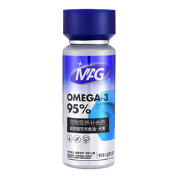 MAG【IFOS认证】深海狗狗鱼油胶囊 卵磷脂宠物美毛有助改善掉毛100粒