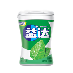 益达木糖醇无糖口香糖清爽薄荷味56g/瓶约40粒 休闲零食糖果 清新口气