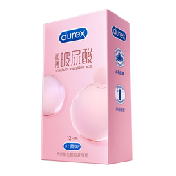杜蕾斯(durex)小水库玻尿酸润薄避孕套超薄安全套男用套套成人房事计生情趣用品 玻尿酸体验【12只】超薄玻尿酸12
