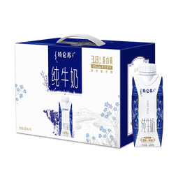 蒙牛特仑苏纯牛奶全脂灭菌乳梦幻盖250ml×10包 梦幻盖设计