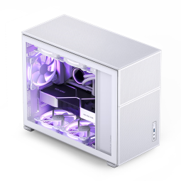 乔思伯(JONSBO)松果D31 MESH版白色 MATX机箱(双360冷排/ATX电源/Type-c Gen2 10Gbps+/垂直风道/长显卡)