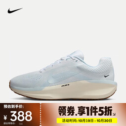 耐克(NIKE)Winflo 11男鞋厚底支撑稳定训练鞋透气公路跑步鞋缓震反光 FJ9509-106 39