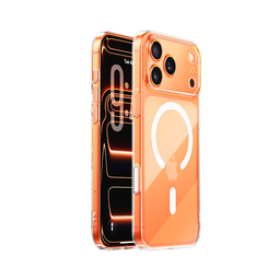 W&P【抗黄认证丨AI灵动按键】适用iphone17promax手机壳苹果17promax保护套磁吸充电全包防摔透明壳wp
