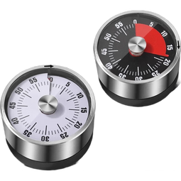 计时器LED静音电子钟创意床头钟客厅座钟摆件夜光时钟闹表计时器 磁吸机械计时器