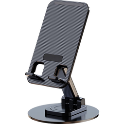 先点旋转支架 手机平板支架桌面可旋转折叠款直播拍视频追剧刷抖音视频支架床头懒人支架通用手机支架 黑色【旋转支架手机平板通用】