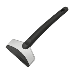 不锈钢除雪铲汽车除冰铲神器除霜铲玻璃除雪刮雪器刮霜板清雪铲 10.7cm*24 不锈钢大号雪铲