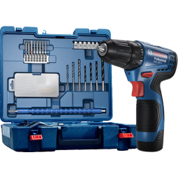 博世(BOSCH) 手电钻充电电钻电动螺丝刀锂电钻工具箱套装电转手钻GSR120-LI 【塑盒精装】