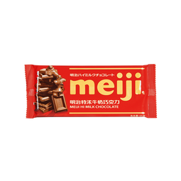 明治meiji 特浓牛奶巧克力 65g排块 休闲零食 生日礼物 送女友儿童