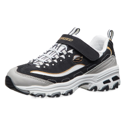 Skechers斯凯奇学生童鞋熊猫鞋男女童运动鞋老爹鞋魔术贴休闲跑鞋996212L