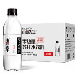 小苏先生 原味苏打水无糖饮料无汽弱碱零热量运动健身优选饮料360ml*24瓶