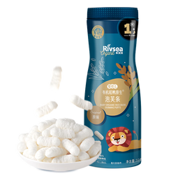 禾泱泱有机婴幼儿高钙泡芙条原味32g 宝宝婴儿零食 稻鸭原生低敏6月+