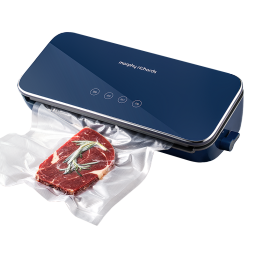 摩飞电器(Morphyrichards) 全自动抽真空封口机家用食品包装机零食密封机水果蔬菜肉类保鲜机干湿两用塑封机MR1118 MR1118标配【密封不漏气】