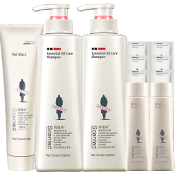 阿道夫洗发水沐浴露套装 精油洗护套装控油去屑蓬松洗头膏洗发露男女士 净屑舒爽洗发520ml+沐浴露520ml 