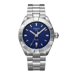 天梭（TISSOT）手表 PR100系列男表 瑞士石英男士钢带腕表商务表生日礼物