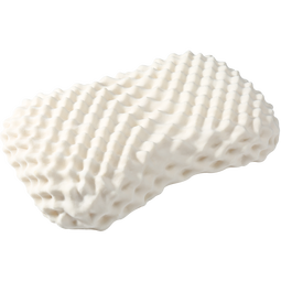 NITTAYA 泰国原装进口天然乳胶枕蝴蝶形按摩颗粒枕护肩女士睡眠专用枕头 美容枕+白色枕套 一对