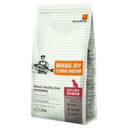 比瑞吉狗粮小型犬老年犬俱乐部系列山药橄榄油果寡糖通用粮2kg7岁以上