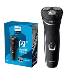 飞利浦(PHILIPS) 男士电动剃须刀刮胡刀三刀头全身水洗干湿双剃升级版刀头进口胡须刀【生日礼物送男友老公】 S4303/12【整机进口,附充电底座】