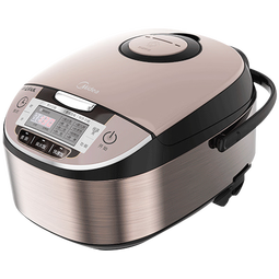 美的(Midea)电饭煲 家用3-4-5-8个人家用大容量多功能智能电饭锅抗菌青瓷银钻内胆定时不粘内胆微压 升级银钻内胆-AFB4041RL- 4L