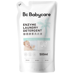 babycare婴儿宝宝童椰香酵素洗衣液去污除菌蚕丝蛋白柔护清洁洗衣液500ml