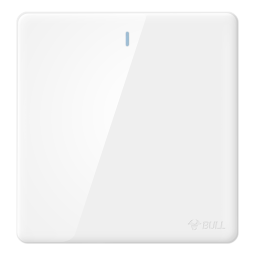 公牛(BULL) 墙壁开关 G28系列 一位单控带荧光开关 86型面板G28K111C 珍珠白 暗装