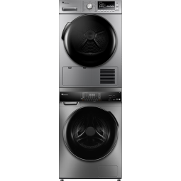 小天鹅(LittleSwan)洗烘套装 10公斤滚筒洗衣机全自动+10KG热泵烘干机 1.1洗净比蒸汽消毒洗除菌除螨变频 国家补贴20% 【1.1洗净比】TG100APUREPRO+02