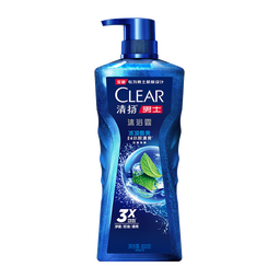 清扬(CLEAR)沐浴露男士平衡控油 冰凉酷爽型600g