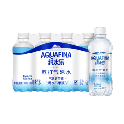 百事可乐纯水乐 AQUAFINA 无糖0脂0卡苏打气泡水 汽水饮料300ml *12瓶