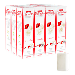 费列罗 拉斐尔脆雪柔酥球 48粒480g 休闲零食 糖果喜糖 雪吻巧克力