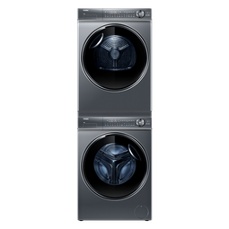 海尔云溪4.0洗烘套装77EW滚筒10kg洗衣机+双擎热泵烘干机家用洗烘套装组合 国家补贴 13KG大容量洗衣机53E+10KG双擎热泵烘干机