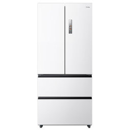 美的(Midea)M60系列520纯平全嵌法式多门四开门家用冰箱超薄双系统循环大容量制冰BCD-520WUFPZM(E)白国家补贴