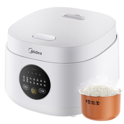 美的（Midea） 电饭煲 家用电饭锅智能预约多功能微压 可煮小米粥迷你小型1-2-4人煮饭锅电煮锅易清洗小巧机身 【节能版】 白色 FB30M161 3L