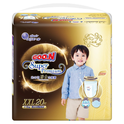 大王 GOO.N 光羽鎏金拉拉小短裤成长裤 羽感轻薄训练裤学步裤尿不湿 小短裤XXL20片(大于15kg)