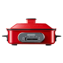 摩飞电器(Morphyrichards)多功能电煮锅煎炒一体 家用电锅 鸳鸯火锅电火锅 锅多功能一锅多用 MR9088 3L 【镇店款】英石红