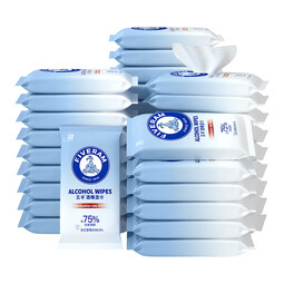 五羊(FIVERAMS)75%酒精消毒湿巾10抽x36包卫生湿巾一次性消毒湿纸巾
