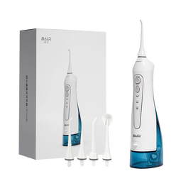 拜尔M3电动冲牙器 家用便携式牙齿清洁器洗牙器水牙线洁牙器牙套清洁冲洗器 M3Plus白色 