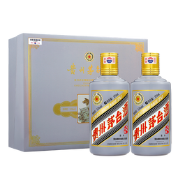 茅台生肖 戊戌狗年 酱香型白酒 53度 375ml*2 礼盒装 【名酒鉴真】