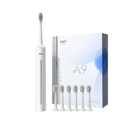 拜尔A9pro 智能杀菌电动牙刷成人声波充电式震动软毛情侣学生党智能自动男女士 送女朋友 云白 