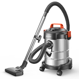 亿力桶式吸尘器家用手持大功率超强吸力 工业级吸尘器有线装修美缝保洁大容量 干湿两用多功能除尘机器 12L金属桶标准款