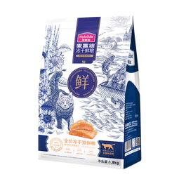 麦富迪 猫粮 全价冻干双拼鲜粮成幼猫通用全期猫粮（添加生骨肉冻干） 三文鱼鸡肉 3.6kg