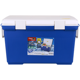 爱丽思（IRIS）CL-45 户外野餐旅行冷藏箱冷暖两用保温箱蓝色 约45升送10个冰袋 