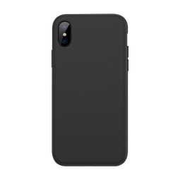 KEKLLE 适用苹果XR液态硅胶手机壳 iPhonexr保护套新升级四边全包液态硅胶保护套 肤感防摔超薄软壳 黑色