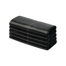 固成背心垃圾袋黑色32*60cm150只单面1.5丝 垃圾袋加厚黑色塑料袋