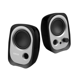 漫步者（EDIFIER）R12U 高保真音质时尚外观的入门级微型2.0桌面音响 笔记本音箱 电脑音箱 黑色