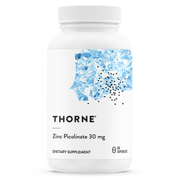 THORNE悦恩吡啶甲酸锌胶囊男士活性锌备孕提高精子质量免疫代谢M220