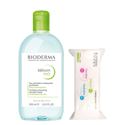 贝德玛（BIODERMA）【双11】小绿水净妍控油洁肤液500ml油皮卸妆水控油无需水洗
