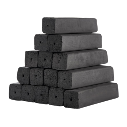 尚烤佳（Suncojia）烧烤炭无烟木炭竹炭长条空心机制烧烤木碳取暖火锅围炉煮茶碳10斤