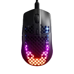 赛睿（SteelSeries）Aerox3有线游戏鼠标 洞洞鼠镂空电竞鼠标 战队推荐FPS/无畏契约/CS2/打瓦专用鼠标 59g轻量化 黑色